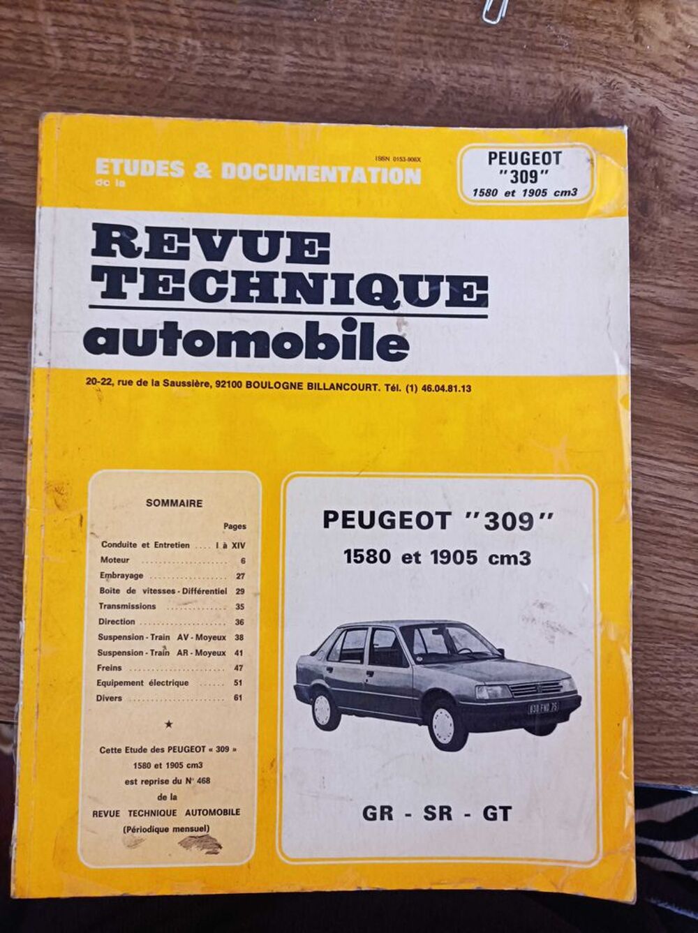 revue technique automobile Peugeot Livres et BD
