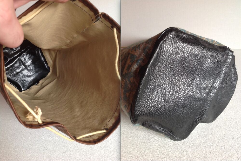 SAC &Agrave; DOS MOTIF ANIMAUX H42 cm x Diam.22,5 cm Envoi Possible Maroquinerie