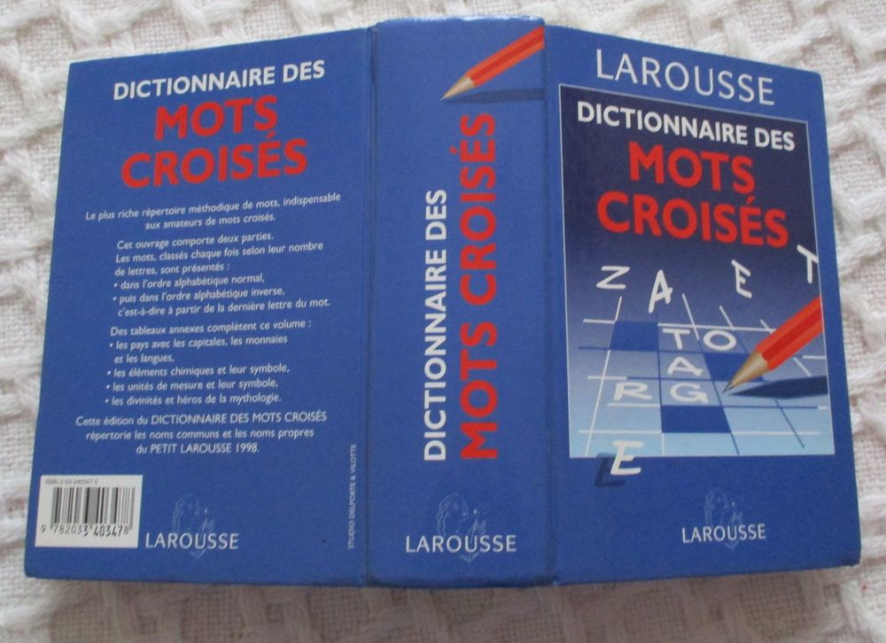 Dictionnaire des mots crois&eacute;s Larousse Livres et BD