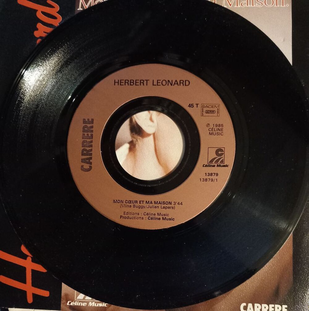 HERBERT LEONARD 5 X DISQUE VYNIL 45 TOURS CD et vinyles
