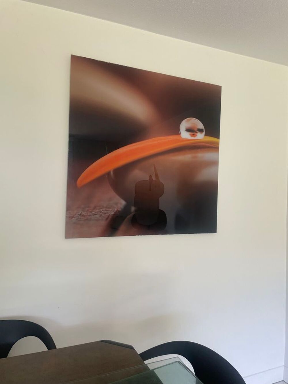 Lot de 2 grands cadres photo sous acrylique ? Design moderne Décoration