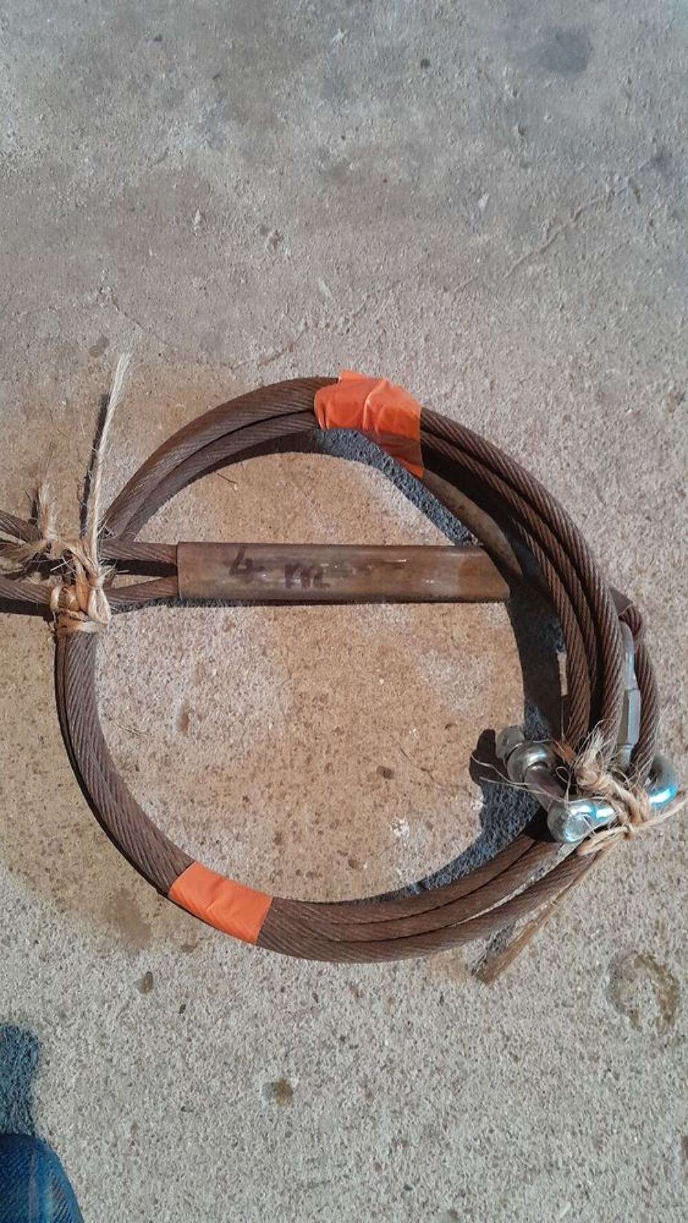c&acirc;ble de traction en acier Bricolage