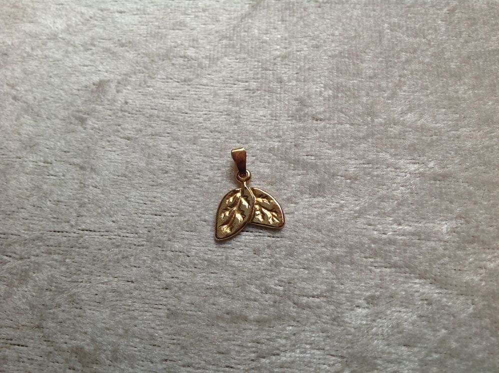PENDENTIF DUO DE FEUILLES Envoi Possible
Bijoux et montres