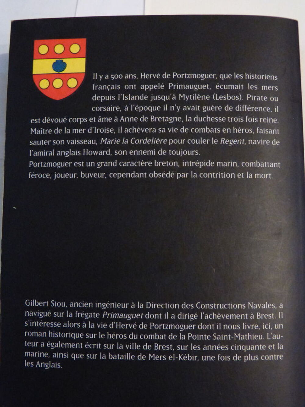 PORTZMOGUER un corsaire au service d ' ANNE DE BRETAGNE Livres et BD