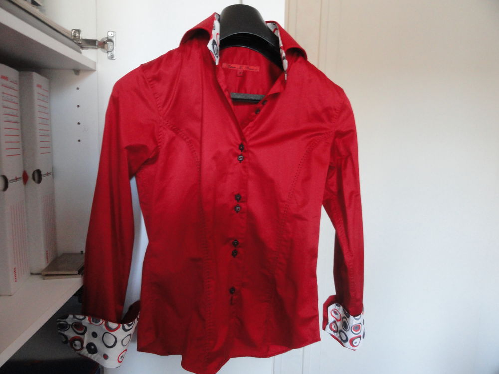 Chemisier Top - Rouge Vtements