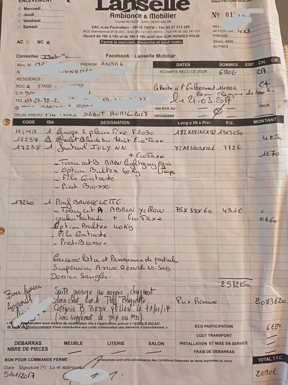 canap&eacute; 2 places + fauteuil et pouf assortis Meubles