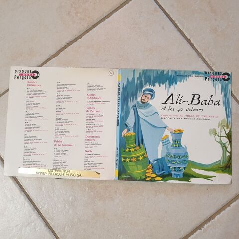 Ali-Baba et les 40 voleurs disque illustr� Vinyle 45 T 9 Antony (92)