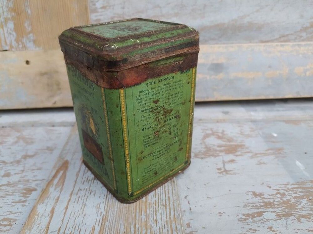 Rare Boite Banania L'Antillaise Cr&egrave;mes et Entremets 