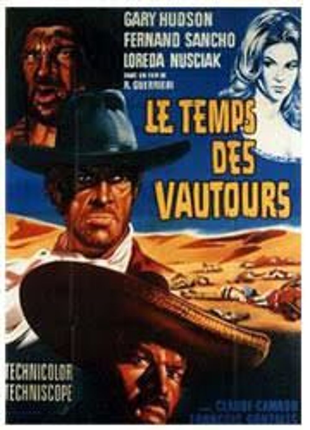 LE TEMPS DES VAUTOURS avec gianni garko DVD et blu-ray