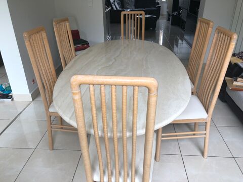 table travertin ovale 550 Clamart (92)