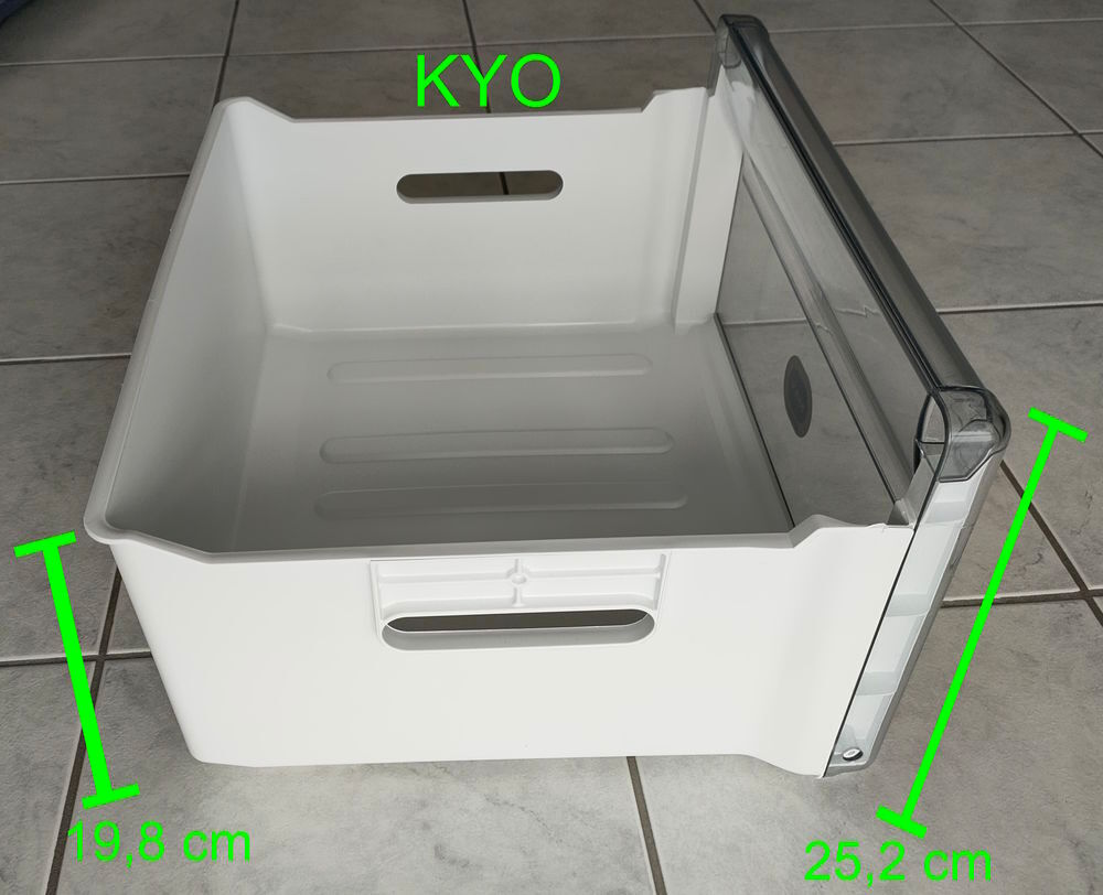 Whirlpool Panier blanc tiroir haut 481241868409-481241848937 Electroménager