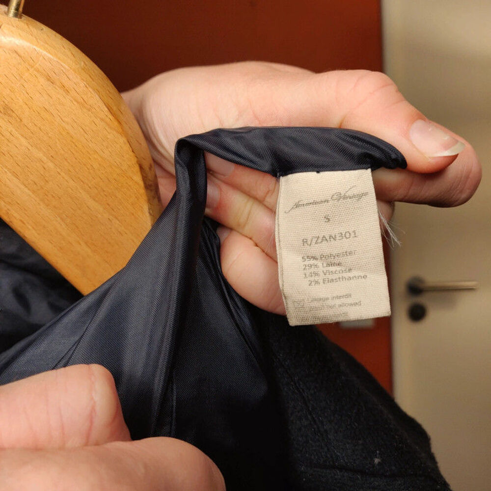 Manteau long caban marine Vêtements