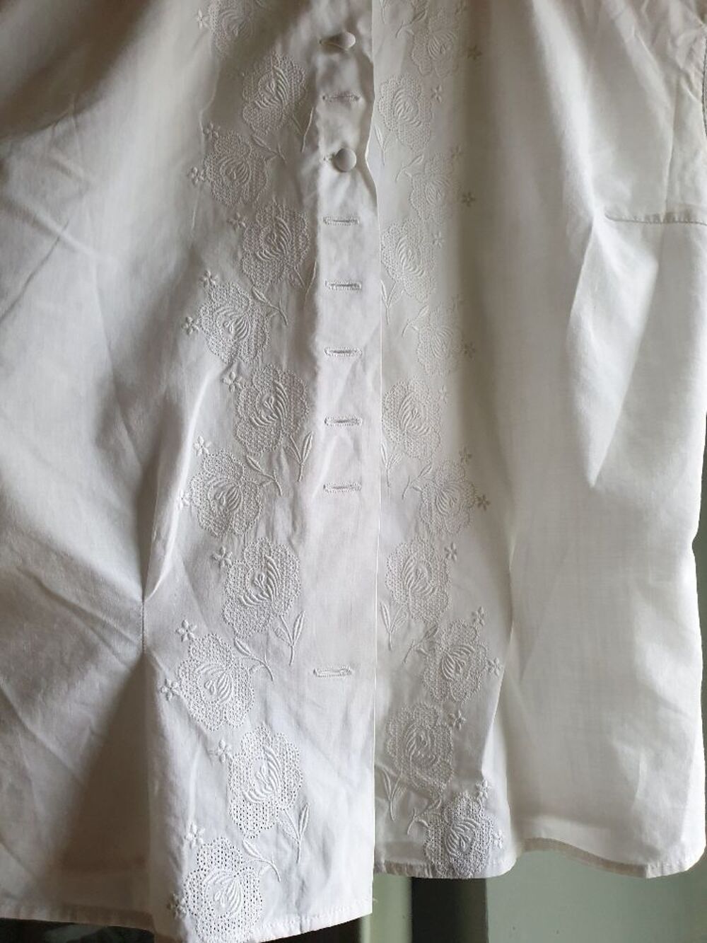 Top/chemisier blanc sans manches, vintage Vêtements