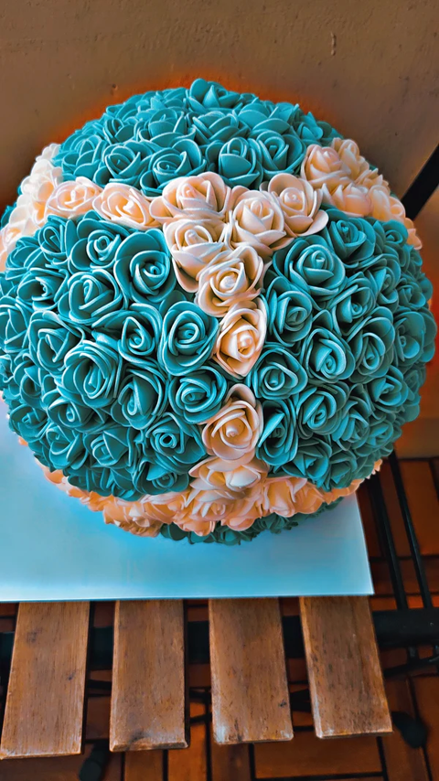 ballon fleur en mousse artificielle 45 Aubagne (13)