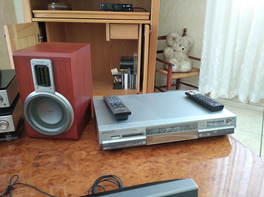 mini chaine philips avec bafles bois noyer Audio et hifi