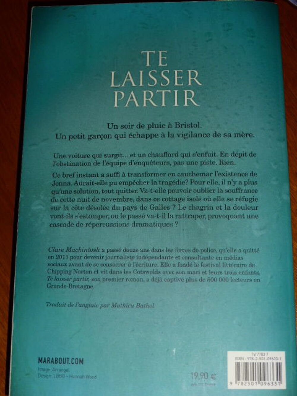 Te laisser partir Clare MACKINTOSH Livres et BD