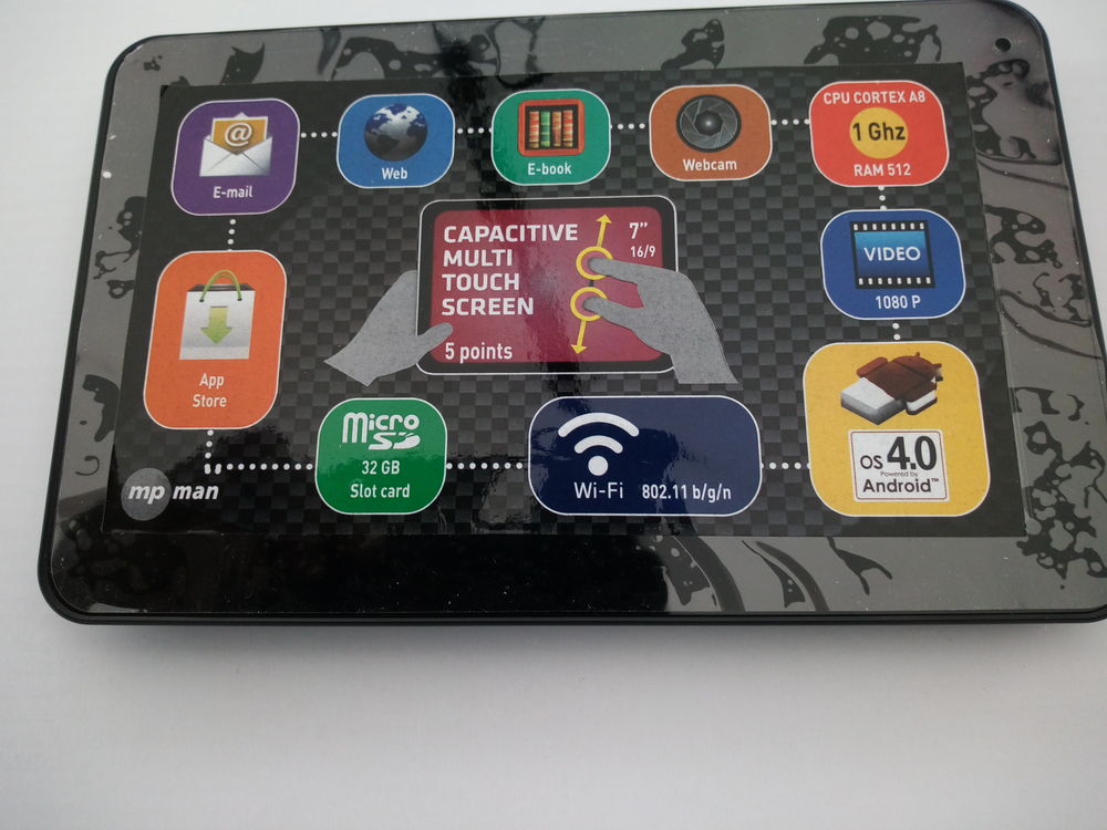 Tablette 7" &eacute;cran tactile Téléphones et tablettes