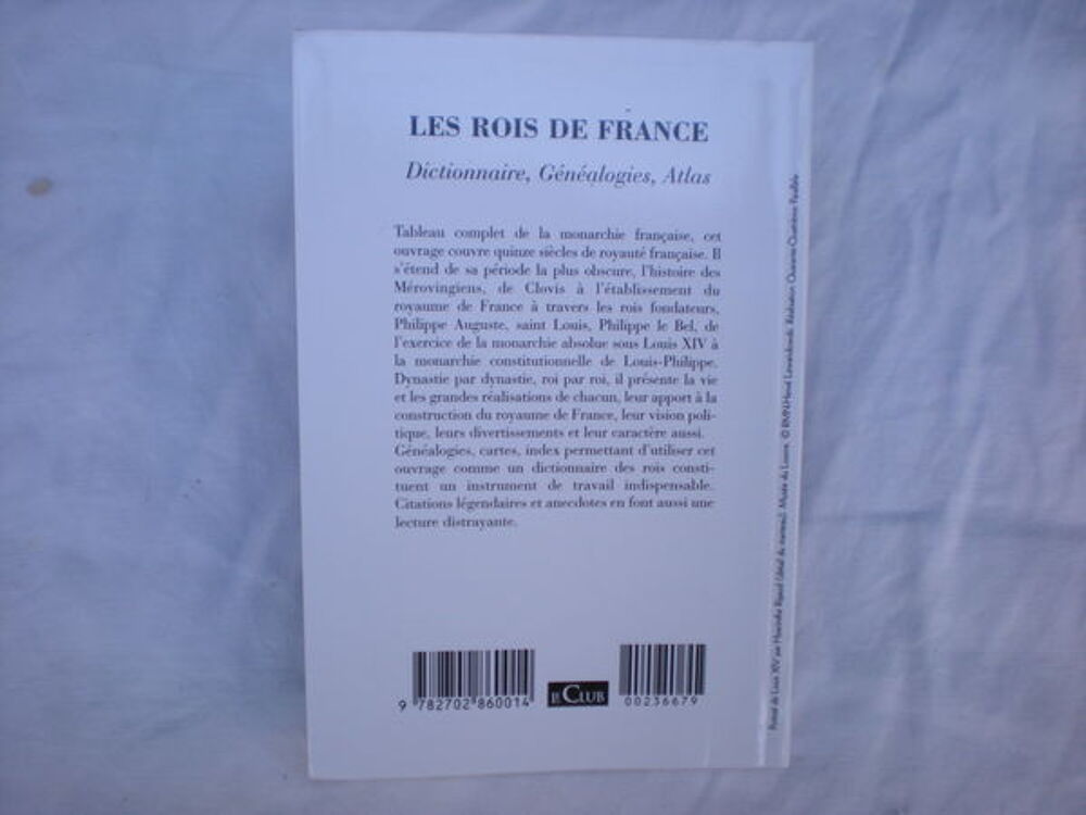 les rois de france Livres et BD