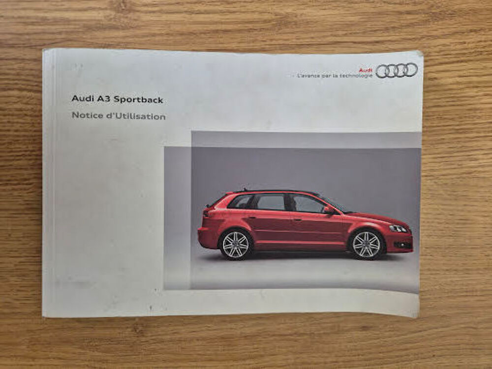 Notice d'utilisation AUDI A3 Sportback
Bricolage