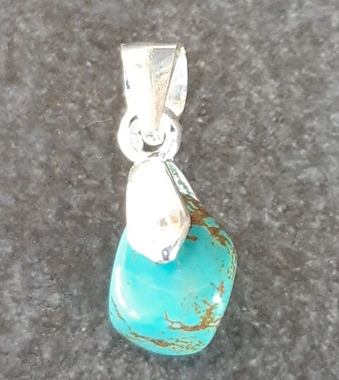 pendentif en argent 925 avec petite pierre turquoise 5 La Seyne-sur-Mer (83)