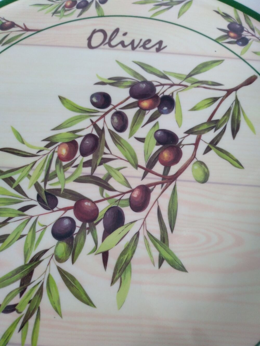 Plat olives Dcoration