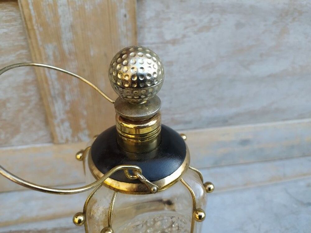 Vintage Carafe &agrave; Whisky Scotch Boite &agrave; Musique Golf 