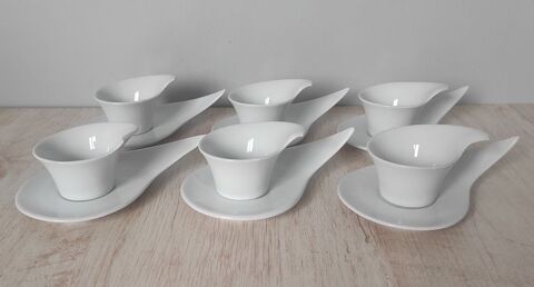 Tasses et soucoupes (le lot de 6 � 4 �) 4 Metz (57)