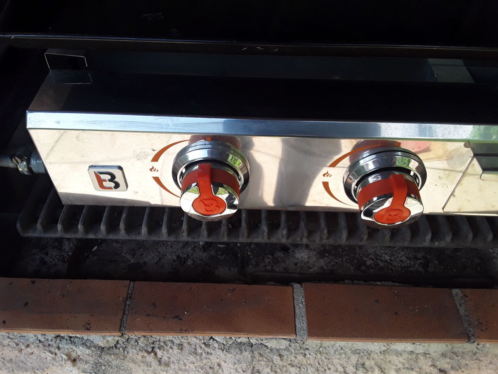 Plancha &agrave; gaz en inox 2 feux neuve Electroménager