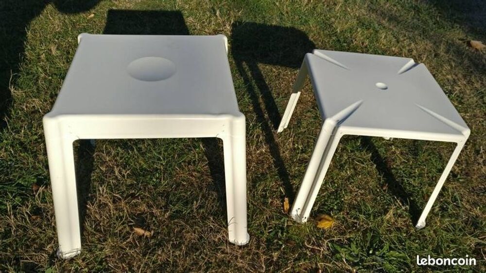 TABLEs Tablettes BASSES GIGOGNES Ik&eacute;a M&eacute;tal x2 Meubles
