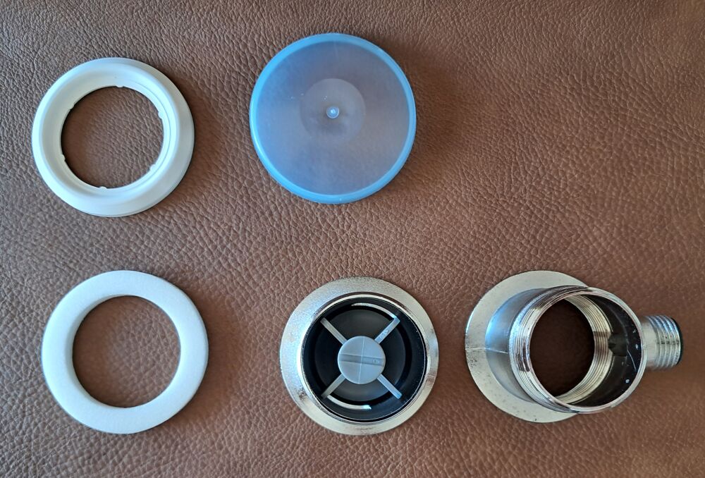 bonde bouchon de lavabo neuf complet avec film de protection Bricolage