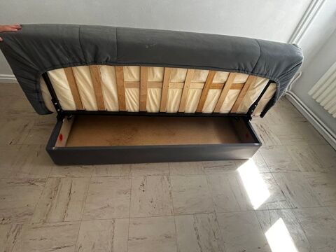 Canapé clic-clac gris à  vendre 45 Épinal (88)