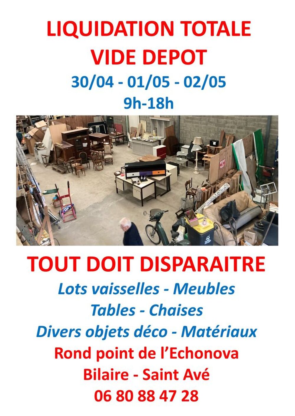 VIDE DEPOT Meubles
