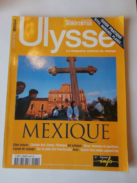 ULYSSE TELERAMA No 82 janvier 2002 .MEXIQUE. GUIDE PRATIQUE 4 Tours (37)