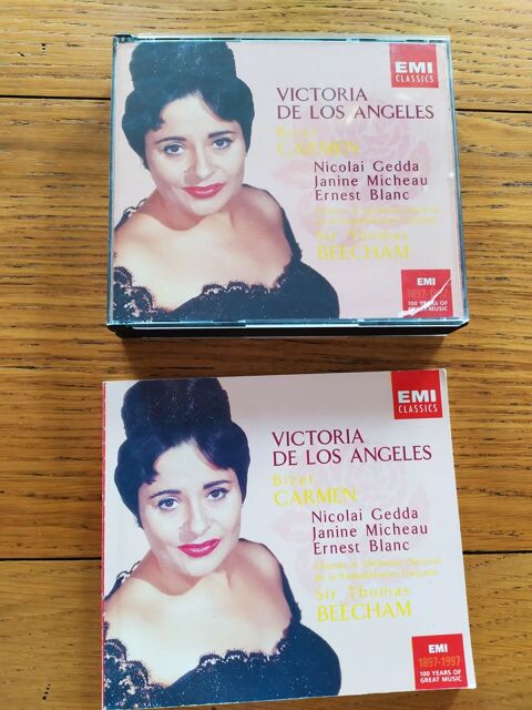 Coffret 3 Cd    Carmen de Bizet avec Victoria de Los Angeles 25 Sisteron (04)