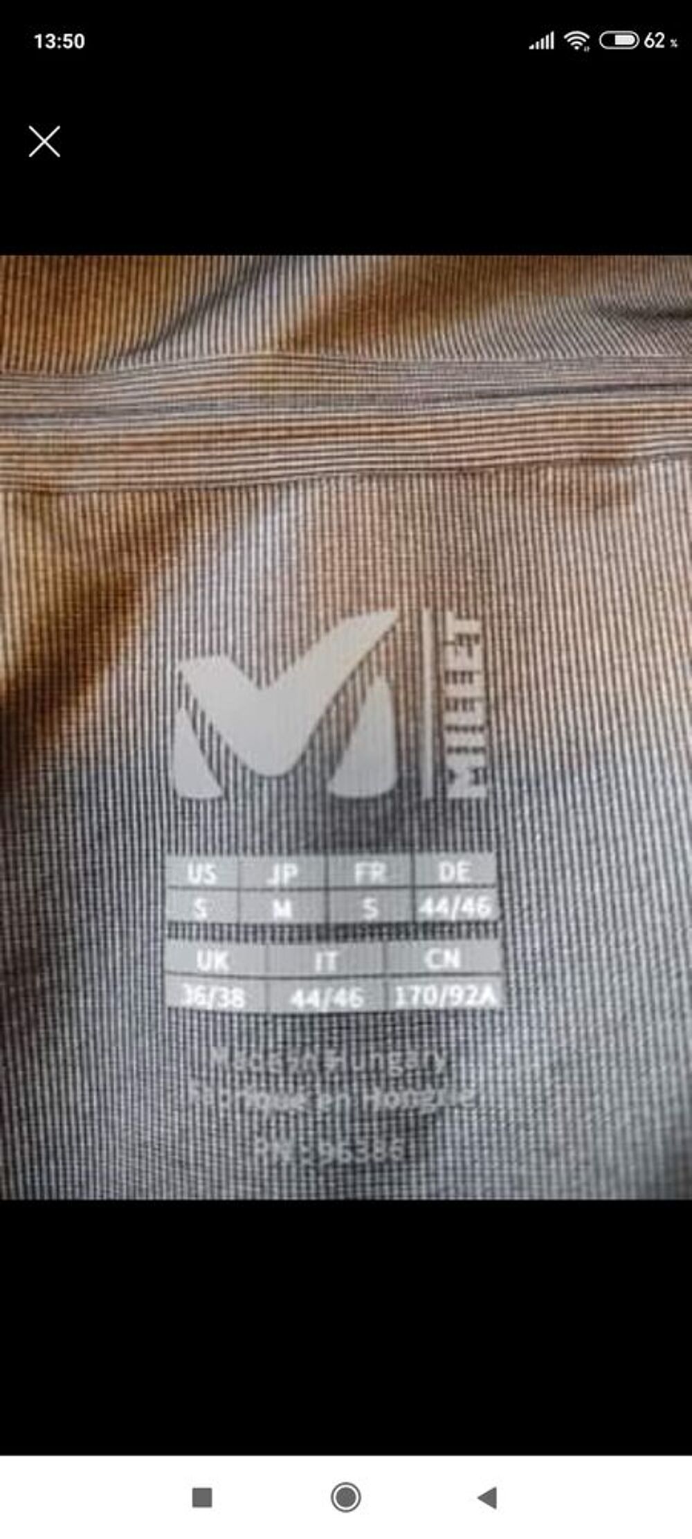 Veste homme marque millet kamet light Gore-Tex Vêtements