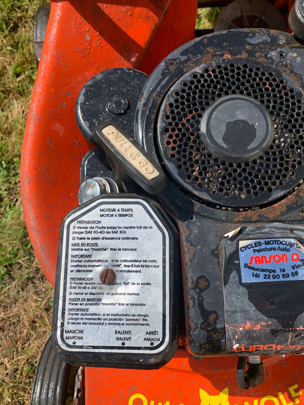 tondeuse thermique &agrave; gazon Jardin