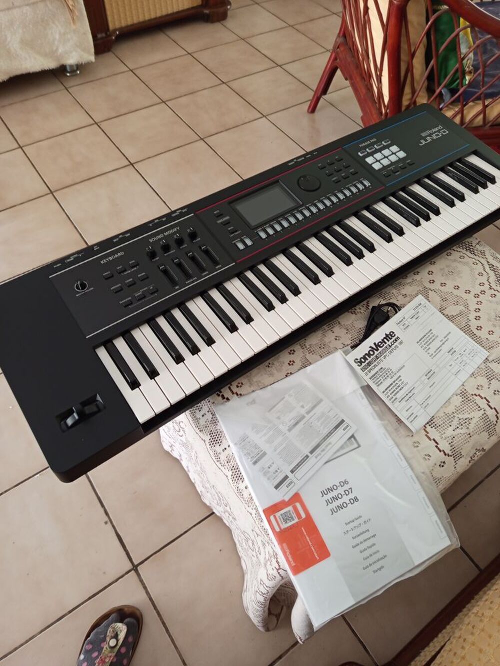 Synth&eacute;tiseur ROLAND JUNO D6 + KEYSTATION49 Audio et hifi