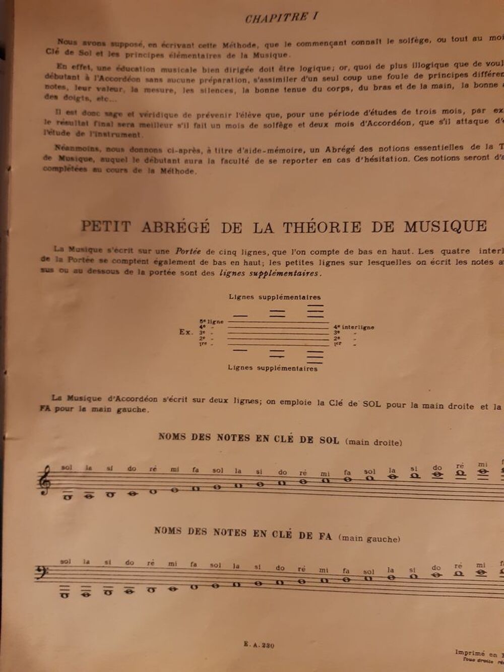 M&eacute;thode pour Accord&eacute;on Instruments de musique