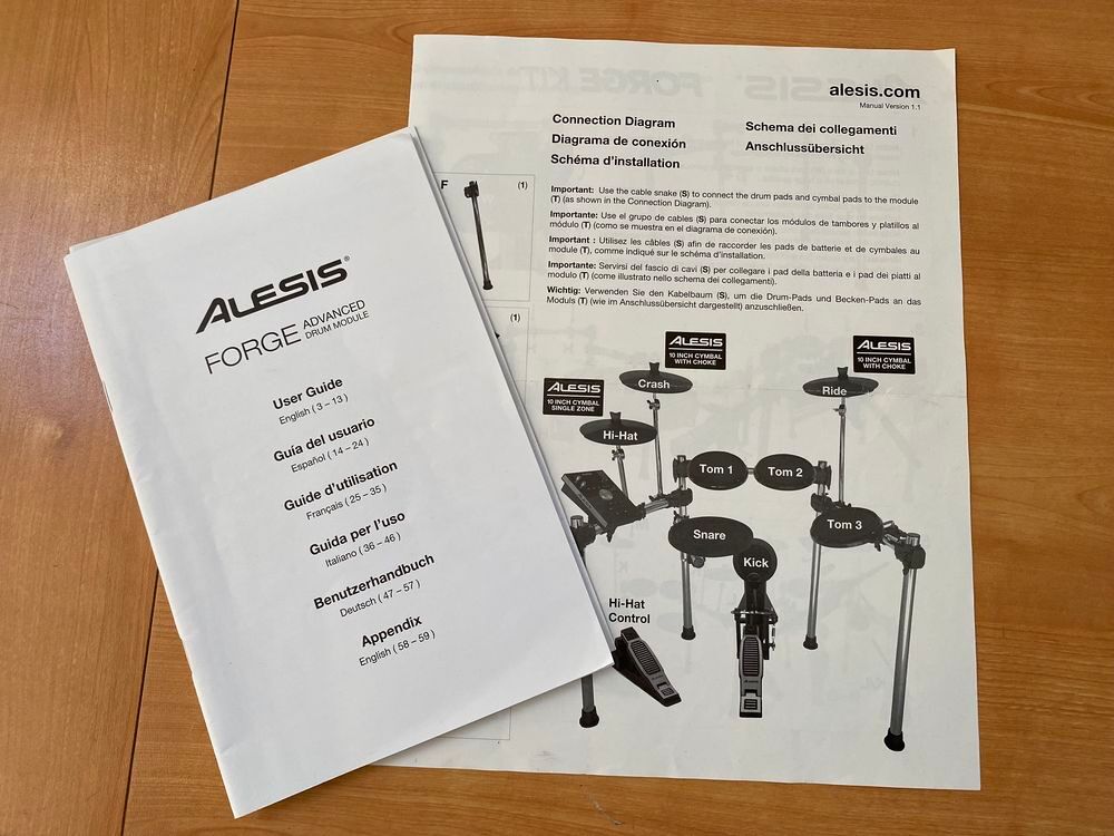 Batterie &eacute;lectronique ALESIS Forge kit Instruments de musique