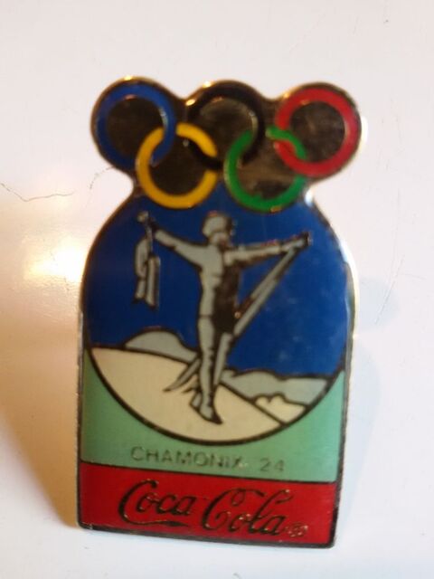 pin's cocacola des jeux olympiques de CHAMONIX 1924 TBE 1 Ruca (22)