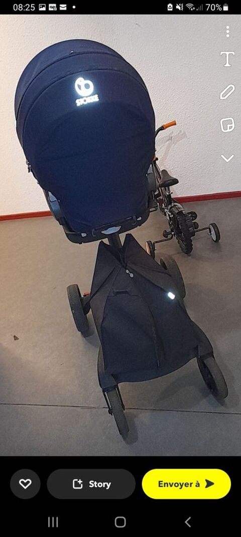 Vente poussette sale stokke occasion