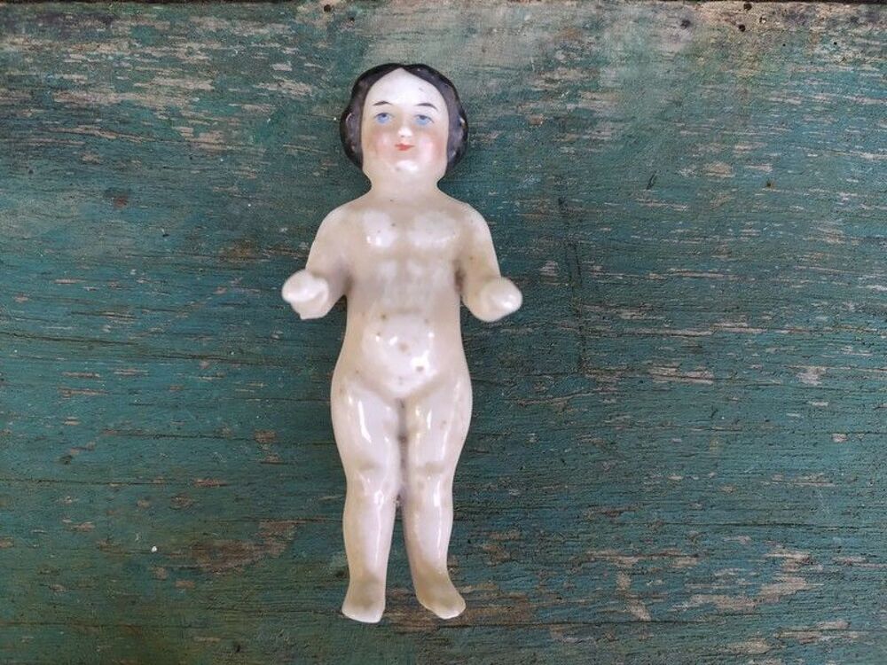 Ancienne Poup&eacute;e Miniature Porcelaine XIX&egrave;me German China Dol 