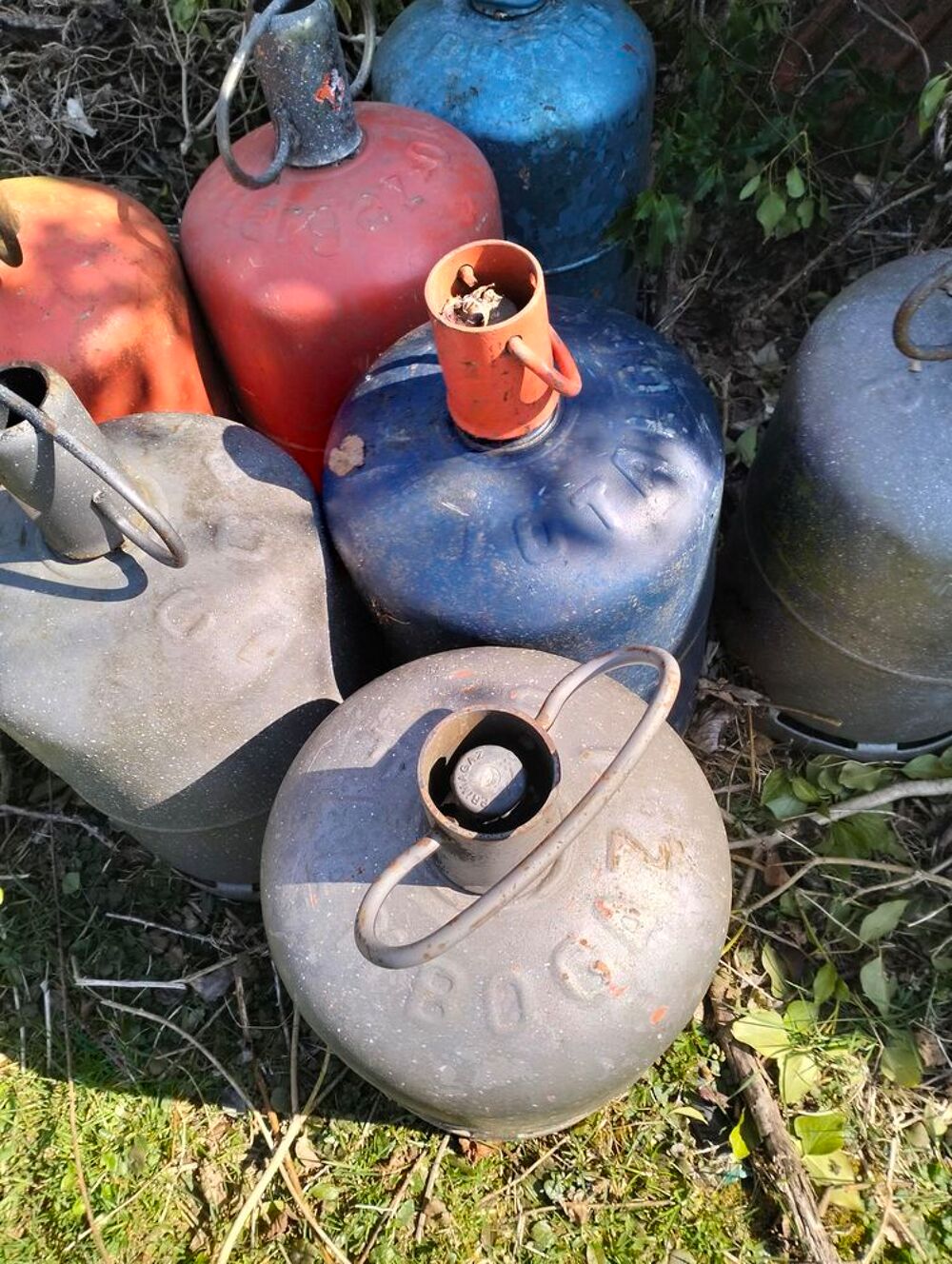 Bouteille de gaz vide Bricolage