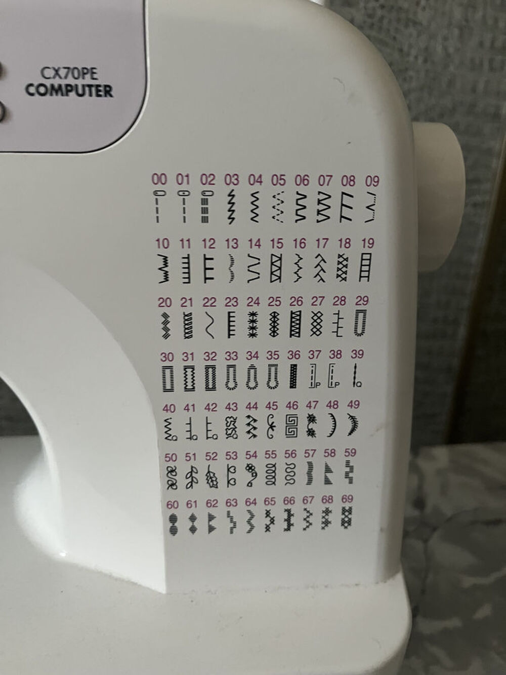 Machine a Coudre BROTHER CX70PE Electroménager