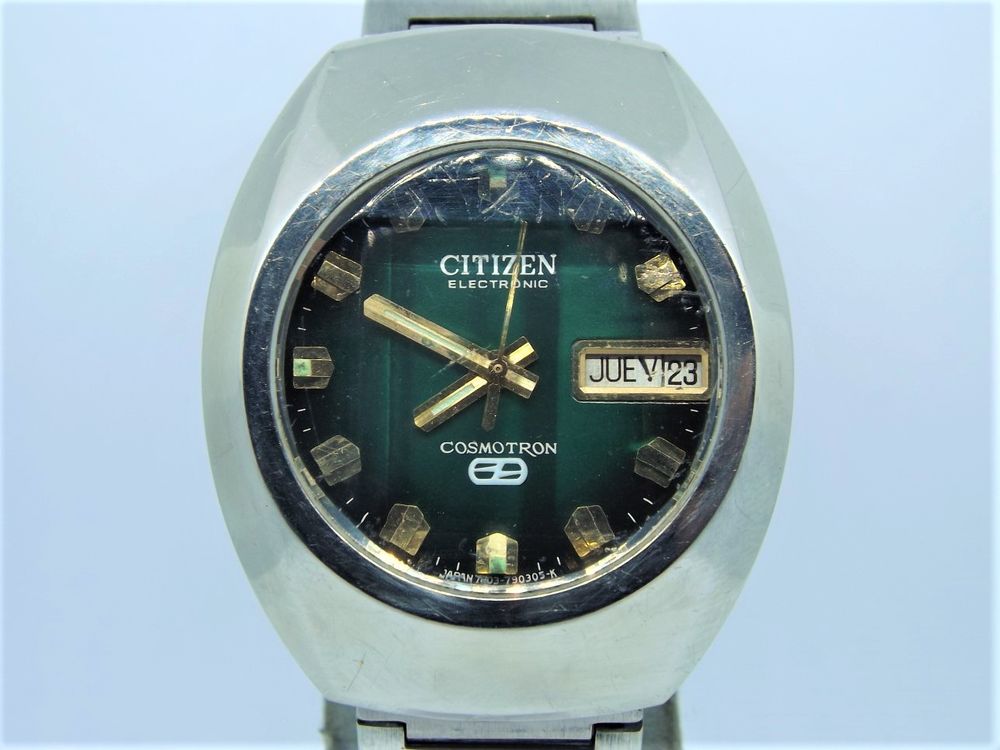 Montre Citizen Cosmotron 7804 Hi-Beat 36000 1974 Bijoux et montres