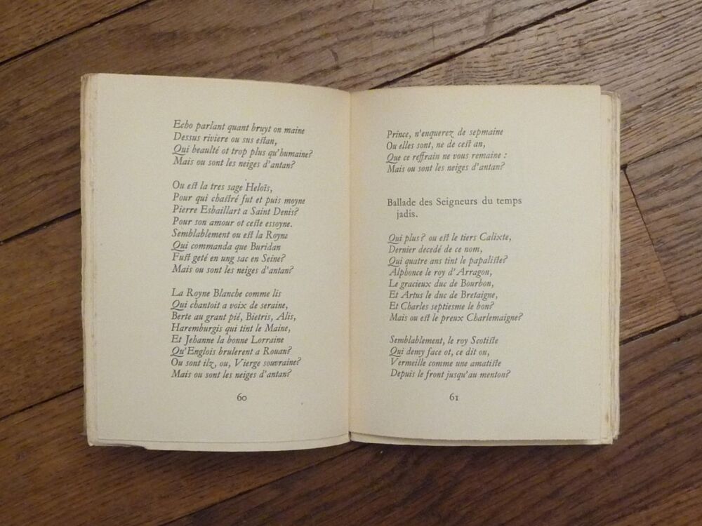 Po&eacute;sies- Francois Villon- Collection Les Phares Livres et BD