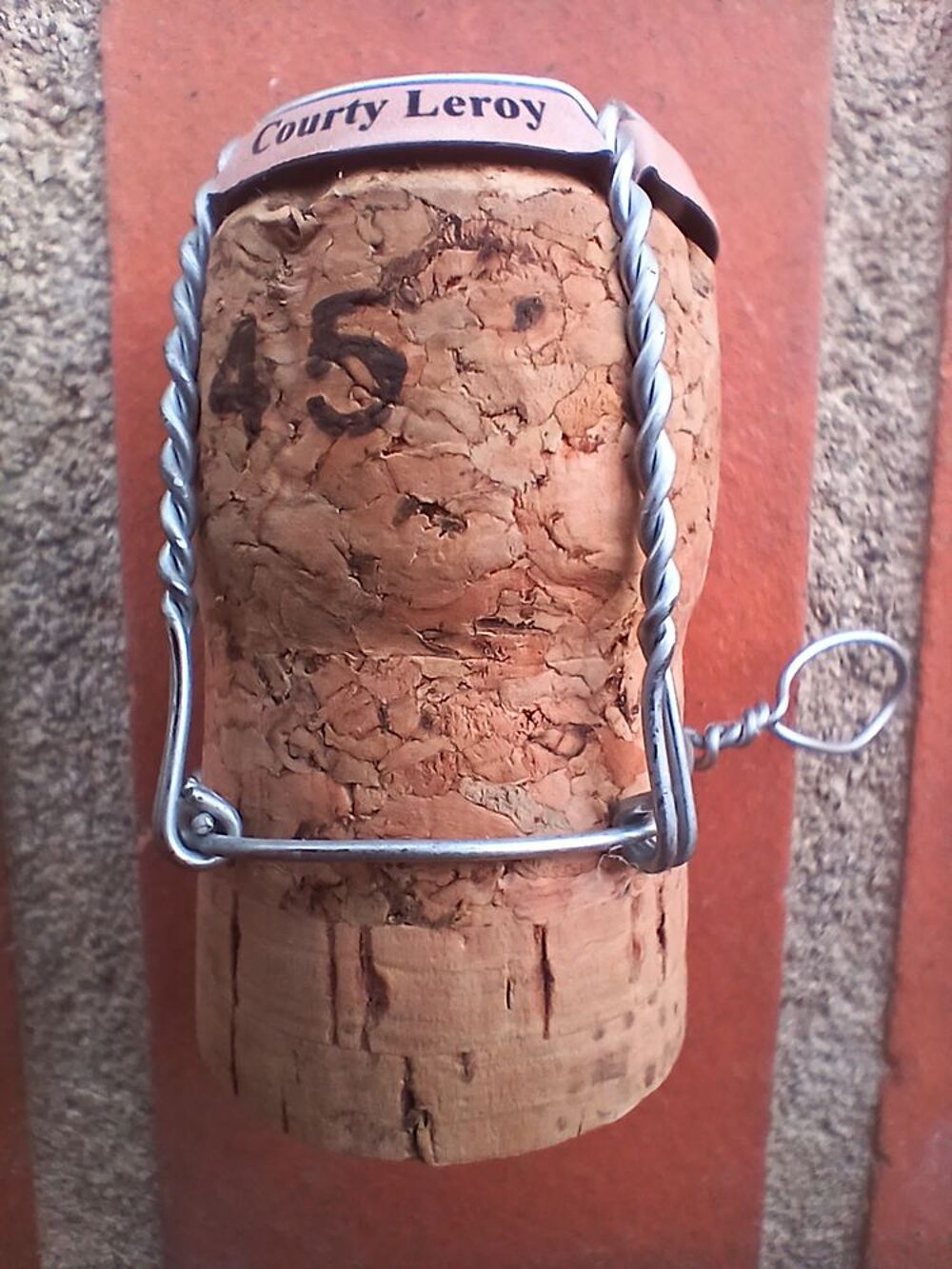 BOUTEILLE DE CHAMPAGNE VIDE CHAMPOLLION 