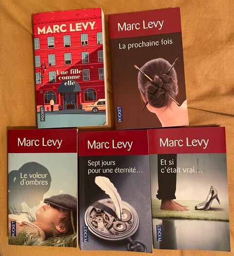 Lot de 5 livres de poches Marc levy 5 Montreuil (93)