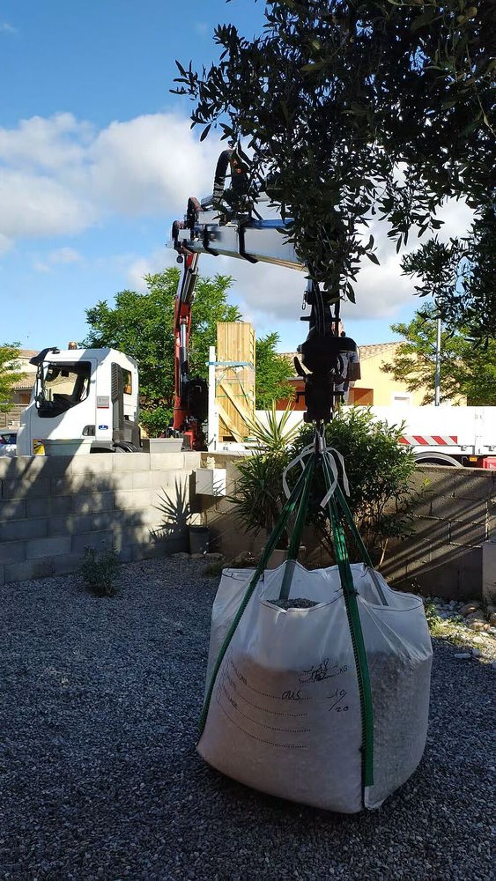 Sac &agrave; Gravats : Big Bag XXL de Chantier &plusmn; 750 Kg Jardin