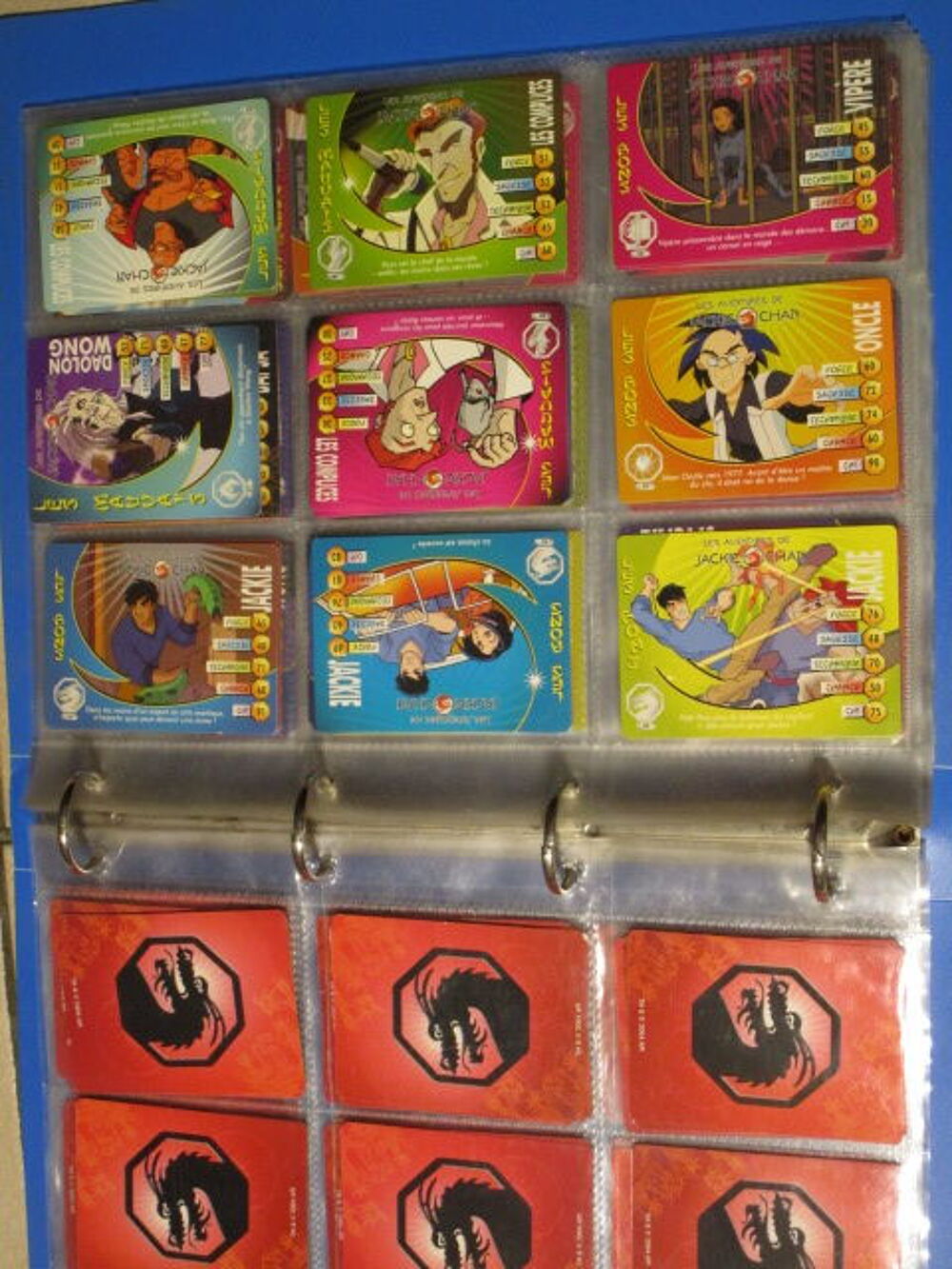LOT VIEILLE CARTE DE JEU"JACKIE CHAN"
